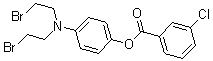 CAS#: 22954-17-2， 4-[Bis(2-Bromoethyl)Amino]Phenyl 3-Chlorobenzoate