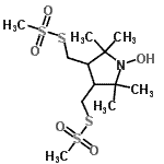 CAS#: 229621-30-1， S,S'-[(1-Hydroxy-2,2,5,5-tetramethyl-3,4-pyrrolidinediyl)bis(methylene)] dimethanesulfonothioate