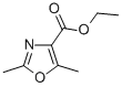 structure of CAS# 23000-15-9, 2,5-Dimethyl-4-Oxazolecarboxylic Acid Ethyl Ester;Ethyl 2,5-Dimethyl-1,3-Oxazole-4-Carboxylate 97%;ETHYL 2,5-DIMETHYL-1,3-OXAZOLE-4-CARBOXYLATE;Ethyl 2,5-Dimethyloxazole-4-Carboxylate