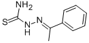 structure of CAS# 2302-93-4, Acetophenone Thiosemicarbazide;Mls000779449;Smr000416181;Aids-024364
