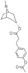 CAS#: 23035-93-0， 4-Acetoxybenzenepropionic Acid (1R,5S)-Tropan-3alpha-Yl Ester