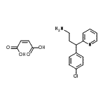 CAS#: 23052-94-0， 3-(4-Chlorophenyl)-3-(2-Pyridinyl)-1-Propanamine (2Z)-2-Butenedioate (1:1)