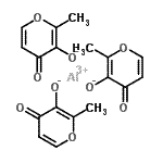 CAS#: 23058-19-7， Aluminium Tris(2-Methyl-4-Oxo-4H-Pyran-3-Olate)