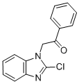 CAS 登录号：23085-45-2， 2-(2-氯-1H-苯并咪唑-1-基)-1-苯乙酮