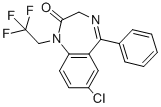 结构式 CAS# 23092-17-3, 哈拉西泮