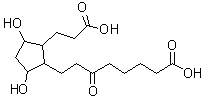 CAS#: 23109-94-6， 8-[2-(2-Carboxyethyl)-3,5-Dihydroxycyclopentyl]-6-Oxooctanoic Acid