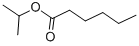 structure of CAS# 2311-46-8, Hexanoic Acid 1-Methylethyl Ester;Isopropyl Hexanoate;Hexanoic Acid Isopropyl Ester;1-Methylethyl Hexanoate