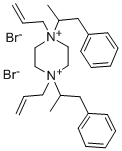 CAS#: 23111-77-5， 1,4-Bis(alpha-Methylphenethyl)-1,4-Diallyl-Piperazinium Dibromide