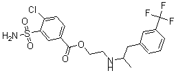 CAS#: 23189-05-1， 2-[[1-Methyl-2-[3-(Trifluoromethyl)Phenyl]Ethyl]Amino]Ethyl 4-Chloro-3-Sulfamoylbenzoate