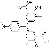 CAS#: 23216-52-6， 5-[(3-Carboxy-5-Methyl-4-Oxo-2,5-Cyclohexadien-1-Ylidene)[4-(Dimethylamino)Phenyl]Methyl]-3-Methylsalicylic Acid