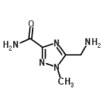 CAS#: 232280-82-9， 5-(Aminomethyl)-1-Methyl-1H-1,2,4-Triazole-3-Carboxamide