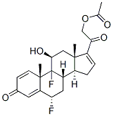 CAS#: 2326-26-3， (6a,11b)-21-(Acetyloxy)-6,9-difluoro-11-hydroxy-Pregna-1,4,16-triene-3,20-dione