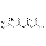 CAS#: 232931-07-6， (2E)-3-({[(2-Methyl-2-Propanyl)Oxy]Carbonyl}Amino)-2-Butenoic Acid