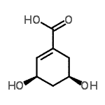 CAS#: 232952-17-9， (3R,5R)-3,5-Dihydroxy-1-Cyclohexene-1-Carboxylic Acid