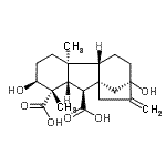CAS#: 23313-48-6， (1alpha,2beta,4Aalpha,4Bbeta,10beta)-2,7-Dihydroxy-1,4A-Dimethyl-8-Methylenegibbane-1,10-Dicarboxylic Acid