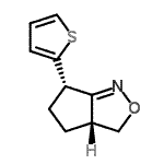 CAS#: 233606-27-4， (3aR,6S)-6-(2-Thienyl)-3A,4,5,6-Tetrahydro-3H-Cyclopenta[c][1,2]Oxazole