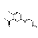 CAS#: 233673-02-4， 2-Hydroxy-5-[(E)-2-Propen-1-Ylideneamino]Benzoic Acid