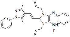 CAS#: 23427-51-2， 1,3-Diallyl-2-[2-(3,5-Dimethyl-1-Phenyl-1H-Pyrazol-4-Yl)Vinyl]-1H-Imidazo[4,5-b]Quinoxalinium Iodide