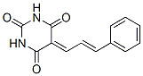 structure of CAS# 23450-49-9, 5-Cinnamylidene-2,4,6(1H,3H,5H)-Pyrimidinetrione;5-[(E)-3-Phenylprop-2-Enylidene]-1,3-Diazinane-2,4,6-Trione;5-(3-Phenylprop-2-Enylidene)Hexahydropyrimidine-2,4,6-Trione;5-[(E)-3-Phenylprop-2-Enylidene]Hexahydropyrimidine-2,4,6-Trione
