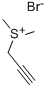 structure of CAS# 23451-62-9, Dimethyl(Propargyl)Sulfonium Bromide;Dimethyl-Prop-2-Ynyl-Sulfonium Bromide;Dimethyl-Prop-2-Ynylsulfonium Bromide;Dimethyl-Propargyl-Sulfonium Bromide