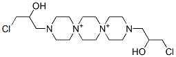 structure of CAS# 23476-83-7, Prospidium chloride;1-Chloro-3-[12-(3-Chloro-2-Hydroxy-Propyl)-3,12-Diaza-6,9-Diazoniadispiro[5.2.5^{9}.2^{6}]Hexadecan-3-Yl]Propan-2-Ol Dichloride;3,12-Bis(3-Chloro-2-Hydroxypropyl)-3,12-Diaza-6,9-Diazoniadispiro(5.2.5.2)Hexadecane Dichloride;3,12-Diaza-6,9-Diazoniadispiro(5.2.5.2)Hexadecane, 3,12-Bis(3-Chloro-2-Hydroxypropyl)-, Dichloride