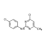 CAS#: 23497-36-1， 4-Chloro-N-(4-Chlorophenyl)-6-Methyl-2-Pyrimidinamine