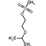 结构式 CAS# 235097-76-4, 2-异丙氧乙基甲烷磺酸酯