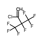 structure of CAS# 235106-10-2, 2-Chloro-3,4,4,4-Tetrafluoro-3-(Trifluoromethyl)-1-Butene;1H,1H-Heptafluoro(2-chloro-3-methylbut-1-ene);2-Chloro-2-(chlorodifluoromethoxy)-1,1,1-trifluoroethane;2-Chloro-3,4,4,4-tetrafluoro-3-(trifluoromethyl)-1-but-1-ene