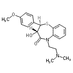 CAS#: 23515-44-8， (2R,3S)-5-[2-(Dimethylamino)Ethyl]-3-Hydroxy-2-(4-Methoxyphenyl)-2,3-Dihydro-1,5-Benzothiazepin-4(5H)-One