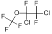 structure of CAS# 2356-53-8, 1,2-Dichloro-1,1,2-Trifluoro-2-(Trifluoromethoxy)Ethane
