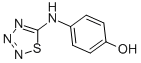 structure of CAS# 23567-67-1, 4-(1,2,3,4-Thiatriazol-5-Ylamino)Phenol;4-(2,3-Dihydrothiatriazol-5-Ylimino)-1-Cyclohexa-2,5-Dienone;4-(2,3-Dihydro-1,2,3,4-Thiatriazol-5-Ylimino)Cyclohexa-2,5-Dien-1-One;Abbott 31699
