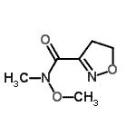 CAS#: 236109-97-0， N-Methoxy-N-Methyl-4,5-Dihydro-1,2-Oxazole-3-Carboxamide