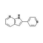 CAS#: 23612-51-3， 2-(4-Pyridinyl)-1H-Pyrrolo[2,3-b]Pyridine
