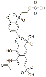 CAS#: 23622-54-0， 5-(Acetylamino)-4-Hydroxy-3-[[4-Methoxy-3-[[2-(Sulphooxy)Ethyl]Sulphonyl]Phenyl]Azo]Naphthalene-2,7-Disulphonic Acid