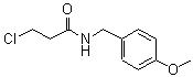 structure of CAS# 2364-76-3, 3-Chloro-N-(4-Methoxybenzyl)Propanamide;3-chloro-N-(4-methoxybenzyl)propanamide;3-Chloro-N-(4-methoxybenzyl)propanamide #;3-Chloro-N-(4-methoxybenzyl)propionamide