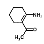 structure of CAS# 23645-69-4, 1-(2-Amino-1-Cyclohexen-1-Yl)Ethanone;1-(2-aminocyclohex-1-en-1-yl)ethanone