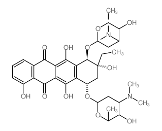 CAS#: 23666-50-4， Rhodomycin A