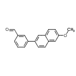 CAS#: 237069-42-0， 3-(6-Methoxy-2-Naphthyl)Benzaldehyde