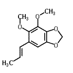CAS#: 23731-63-7， 4,5-Dimethoxy-6-[(1E)-1-Propen-1-Yl]-1,3-Benzodioxole
