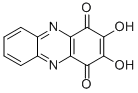 structure of CAS# 23774-13-2, 2 3-Dihydroxy-1 4-Phenazinedione;5,10-Dihydrophenazine-1,2,3,4-Diquinone;2,3-Dihydroxyphenazine-1,4-Quinone;Nsc111181