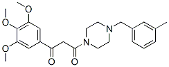 CAS#: 23776-24-1， 1-(3-Methylbenzyl)-4-[3-(3,4,5-Trimethoxyphenyl)-1,3-Dioxopropyl]Piperazine