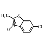 CAS#: 23850-59-1， 6-Chloro-2-Methyl-1,3-Benzothiazole 3-Oxide