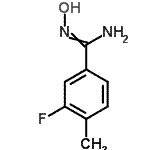 structure of CAS# 238742-80-8, 3-Fluoro-N'-Hydroxy-4-Methylbenzenecarboximidamide;(Z)-3-fluoro-N'-hydroxy-4-methylbenzimidamide;3-Fluoro-4-methylbenzamide;3-FLUORO-4-METHYLBENZAMIDEOXIME