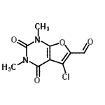 CAS#: 238753-40-7， 5-Chloro-1,3-Dimethyl-2,4-Dioxo-1,2,3,4-Tetrahydrofuro[2,3-d]Pyrimidine-6-Carbaldehyde
