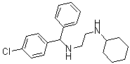 CAS#: 23892-45-7， N-[alpha-(4-Chlorophenyl)Benzyl]-N'-Cyclohexylethylenediamine