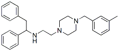 CAS#: 23892-51-5， 1-[2-[(1,2-Diphenylethyl)Amino]Ethyl]-4-(3-Methylbenzyl)Piperazine