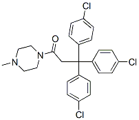CAS#: 2390-22-9, 3,3,3-Tris(4-Chlorophenyl)-1-(4-Methylpiperazin-1-Yl)Propan-1-One