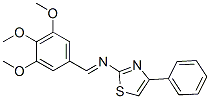 CAS#: 23937-97-5， 4-Phenyl-2-[(3,4,5-Trimethoxybenzylidene)Amino]Thiazole