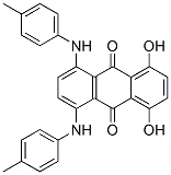 structure of CAS# 23941-48-2, 1,4-Dihydroxy-5,8-Bis[(4-Methylphenyl)Amino]Anthraquinone;1,4-Dihydroxy-5,8-Bis[(4-Methylphenyl)Amino]-9,10-Anthraquinone;Zinc04044215;5,8-Di-X-Toluidinoquinizarin