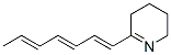 CAS#: 23943-03-5， 2-[(1E,3E,5E)-Hepta-1,3,5-Trienyl]-3,4,5,6-Tetrahydropyridine